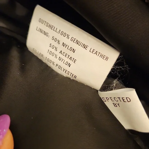 Native in USA Leather Jacket XL